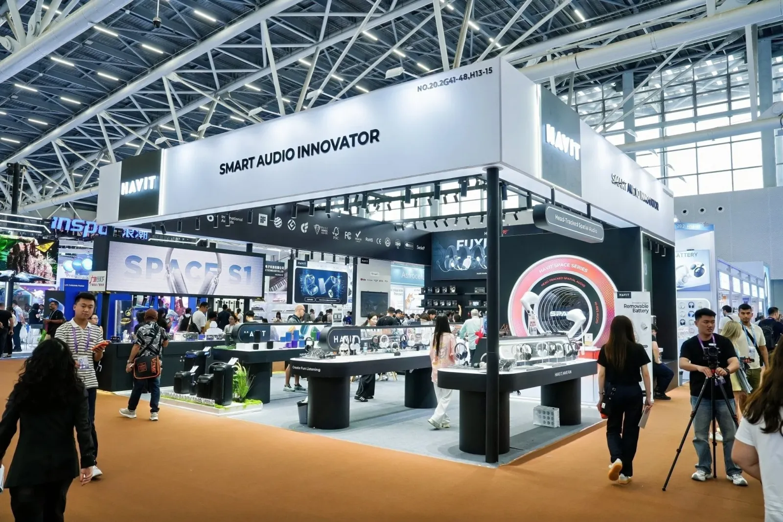 Canton Fair electronics exhibition booth